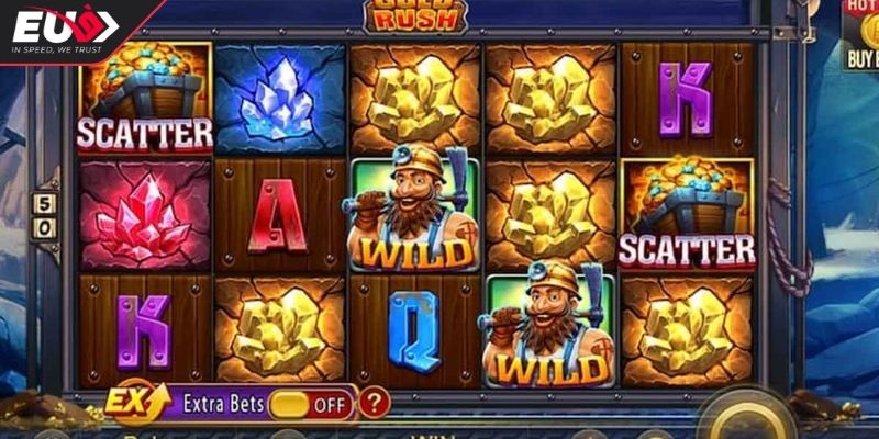 Cách chơi Gold Rush Slot tại Eu9